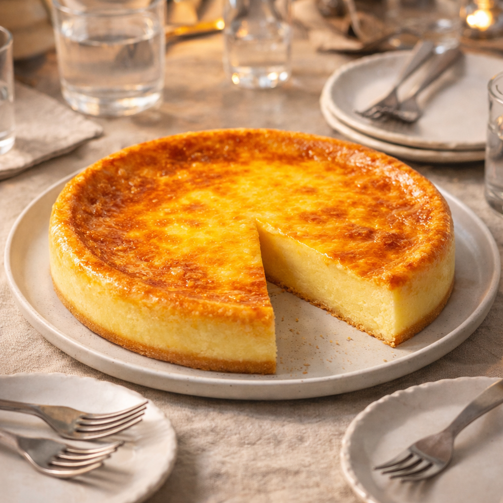 Flan léger maison (sans pâte)