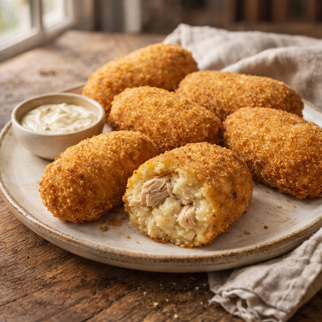 Croustillants de thon façon parmentier