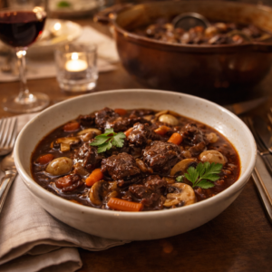 Bœuf bourguignon traditionnel