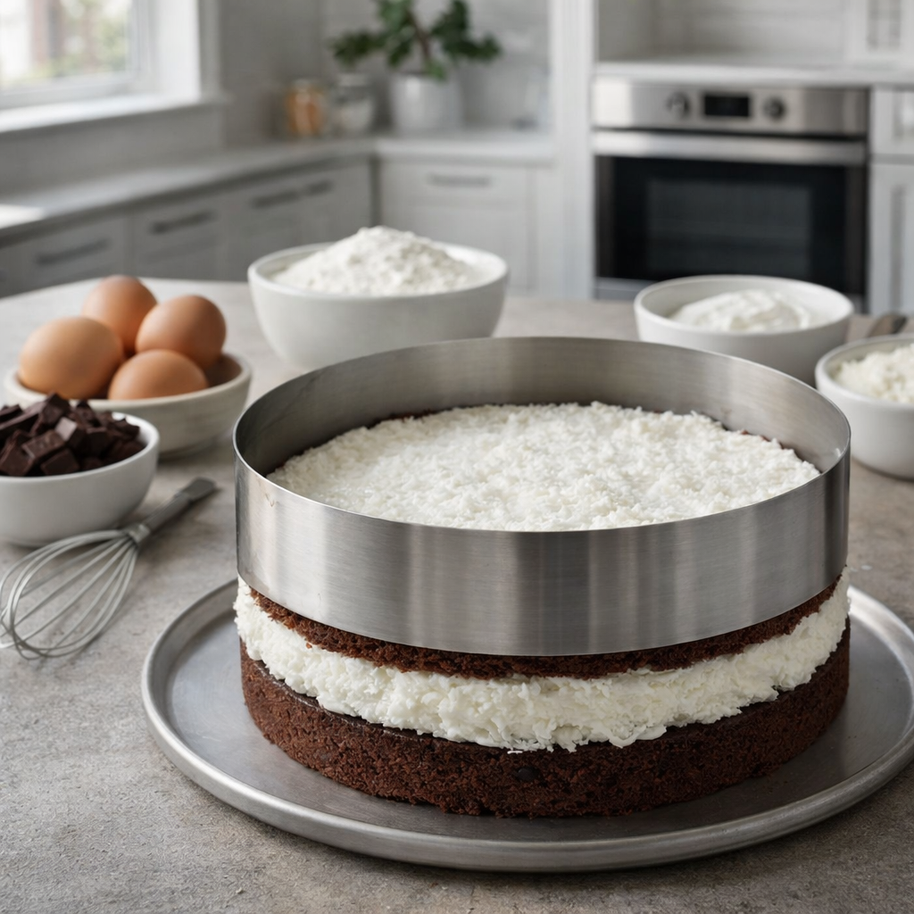 Gâteau Fondant Chocolat Mousse Coco
