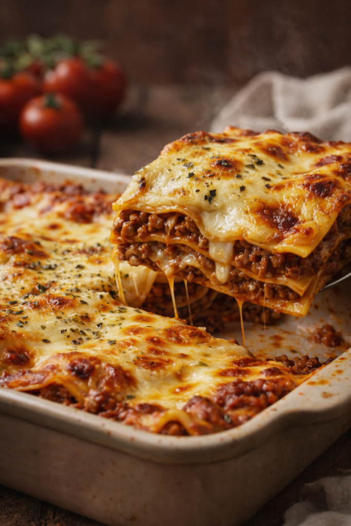 Lasagnes à la bolognaise