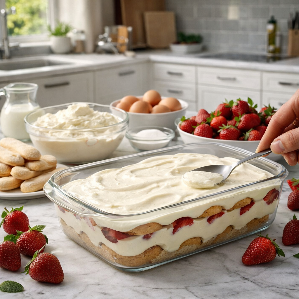 Tiramisu aux Fraises