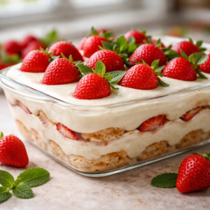 Tiramisu aux Fraises