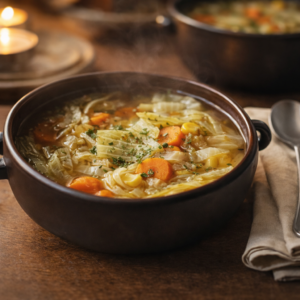 La soupe brûle-graisses au chou