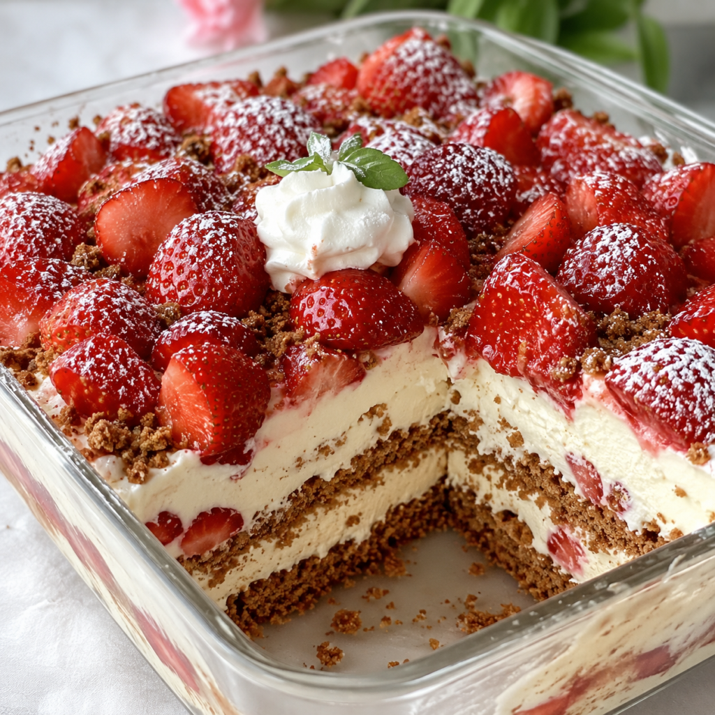 Tiramisu aux Fraises
