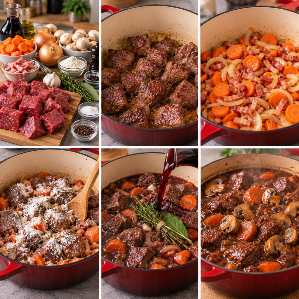 Bœuf Bourguignon Traditionnel