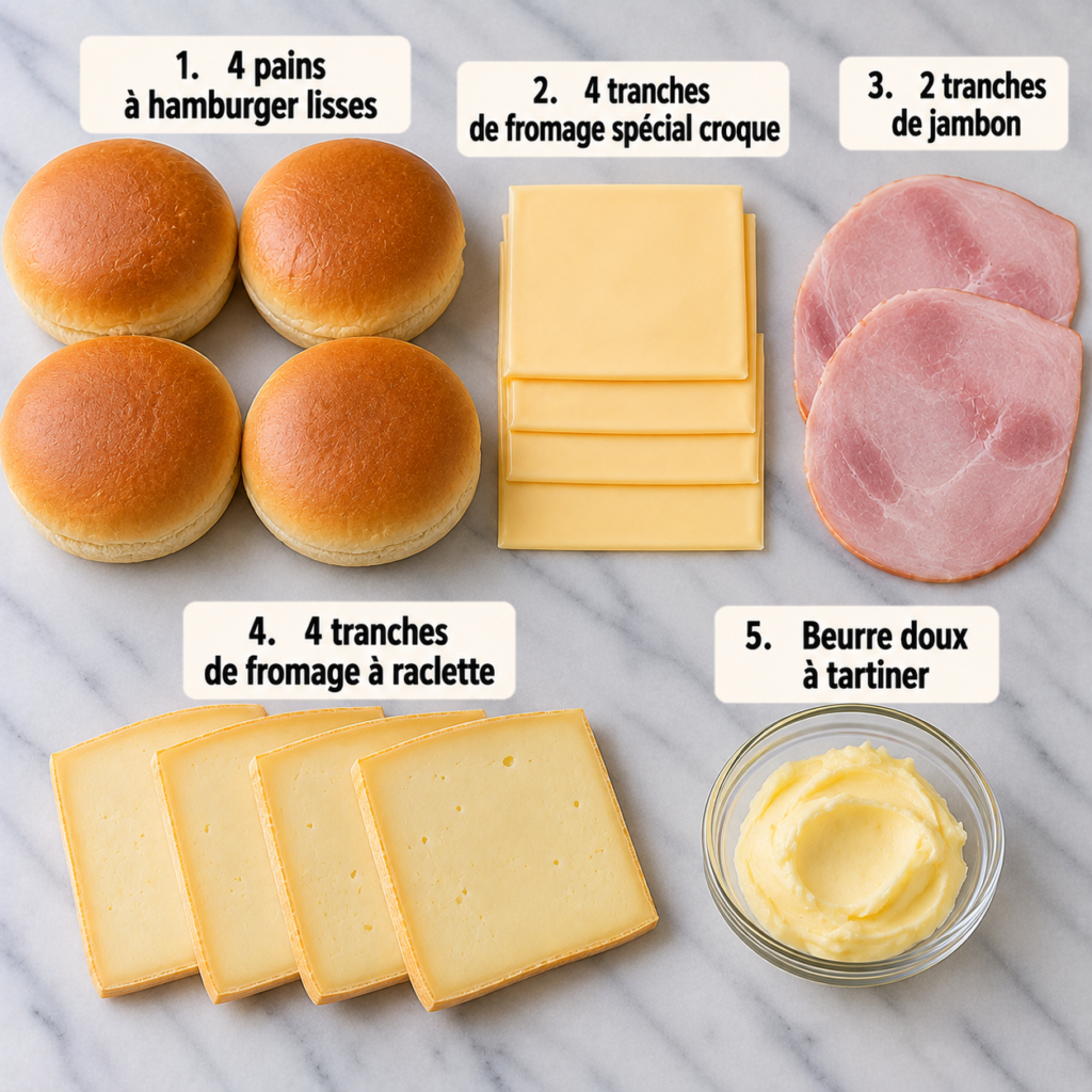 Croques façon “MacDo” à la Raclette