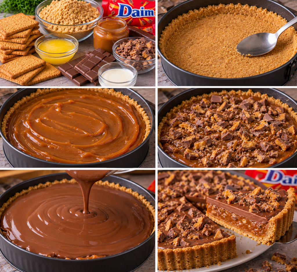Tarte au Daim Sans Cuisson