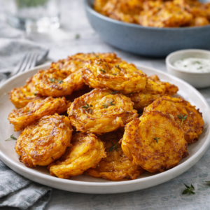 Galettes croustillantes de patate douce