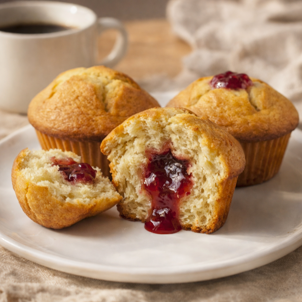 Muffins à la confiture