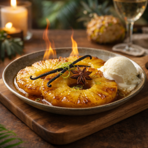 Ananas au vieux rhum