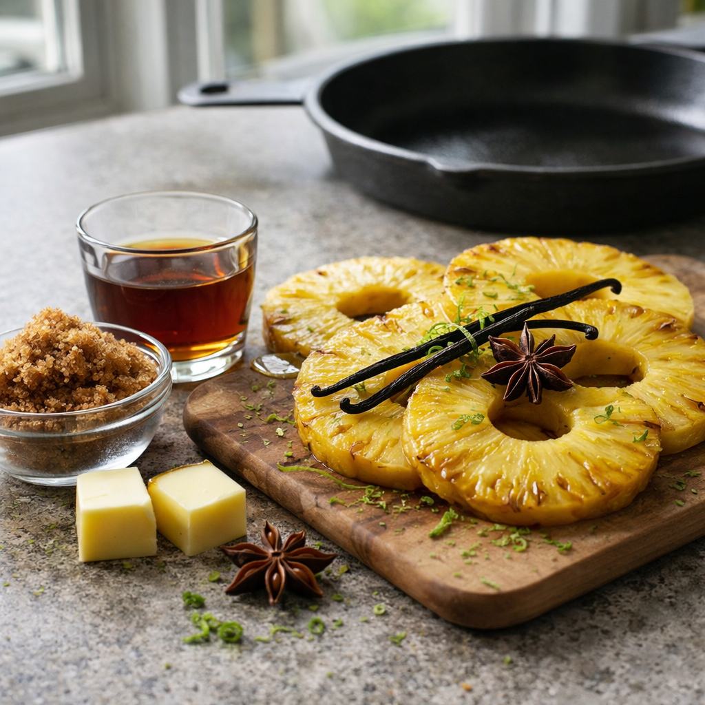 Ananas au vieux rhum