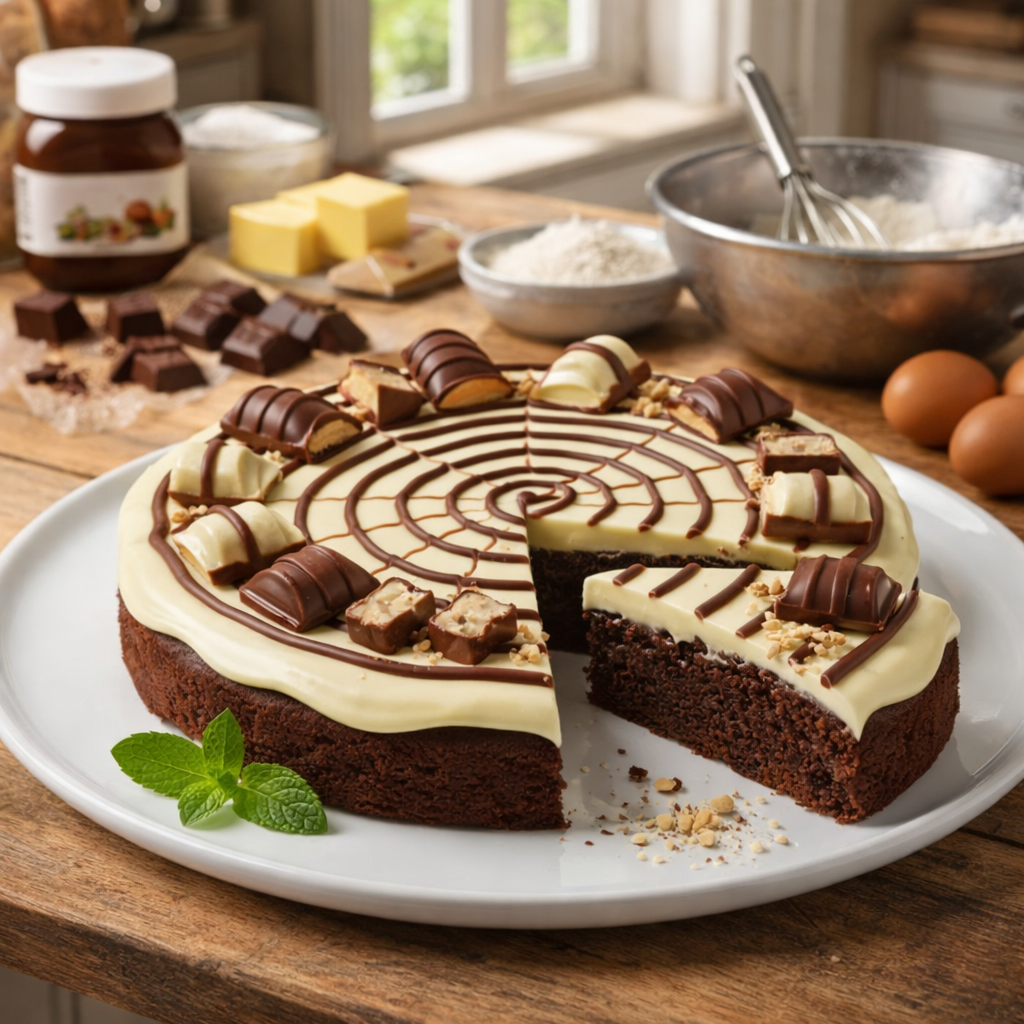 Gâteau aux Kinder Bueno