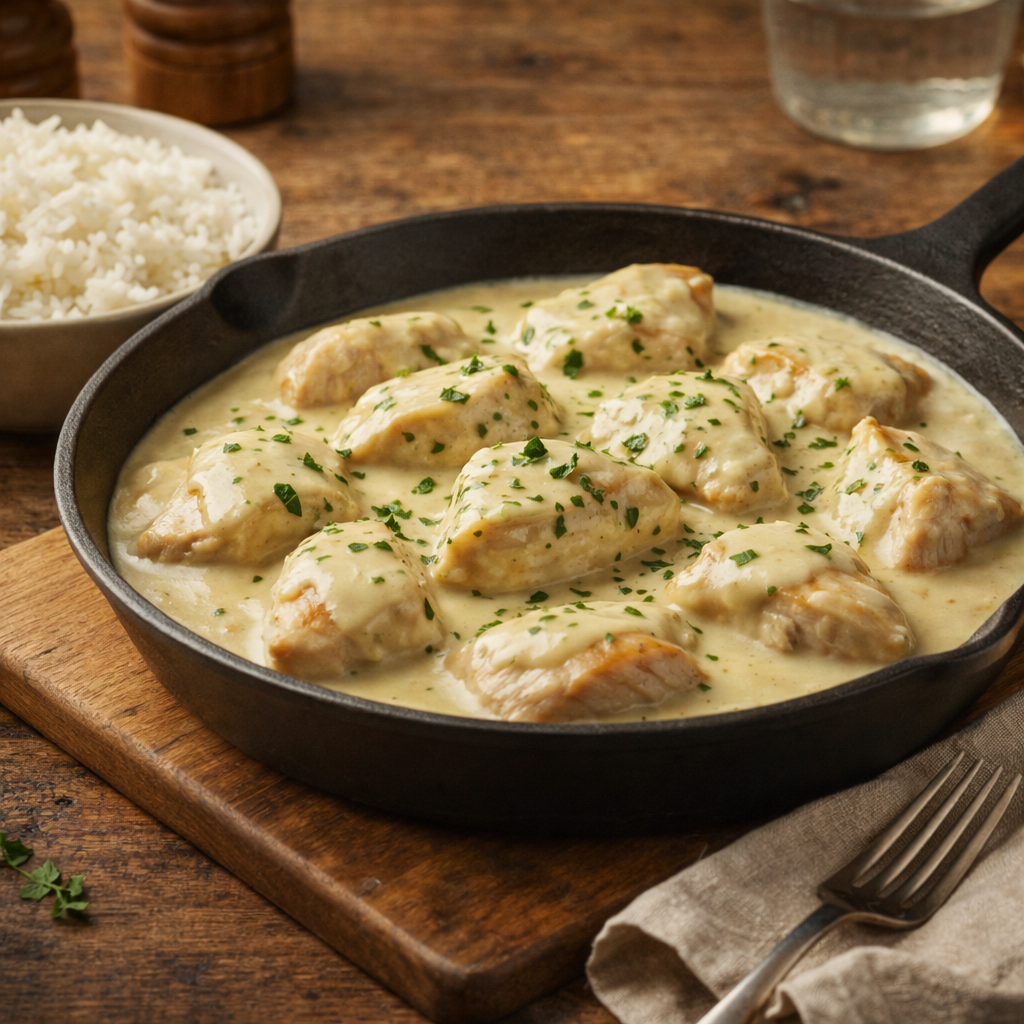 Poulet minceur à la moutarde et au yaourt