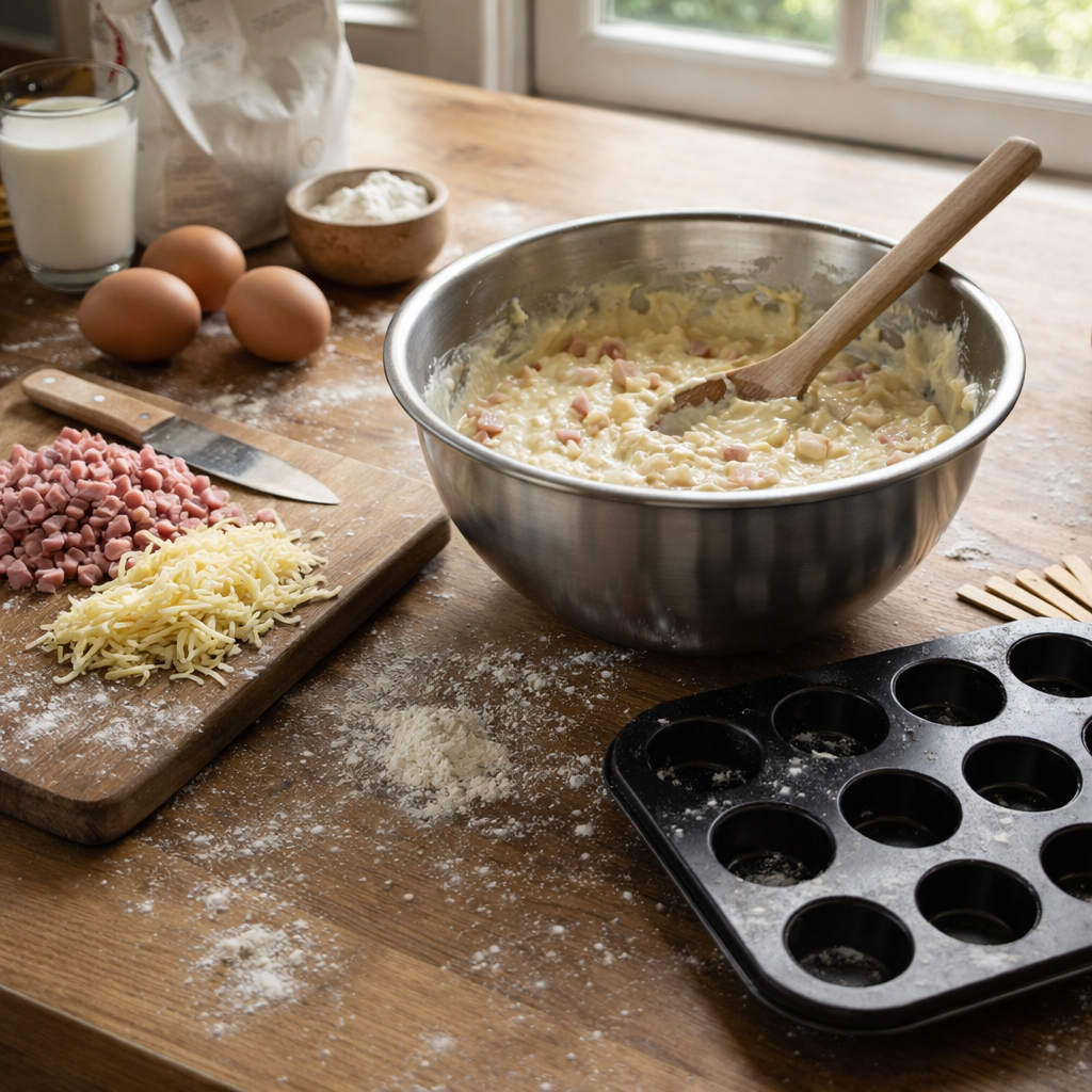 Cake pops salés jambon-fromage