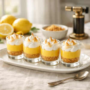 Tarte au Citron Meringuée en Verrines