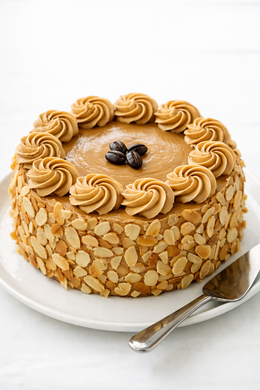 Gâteau moka à la crème au café