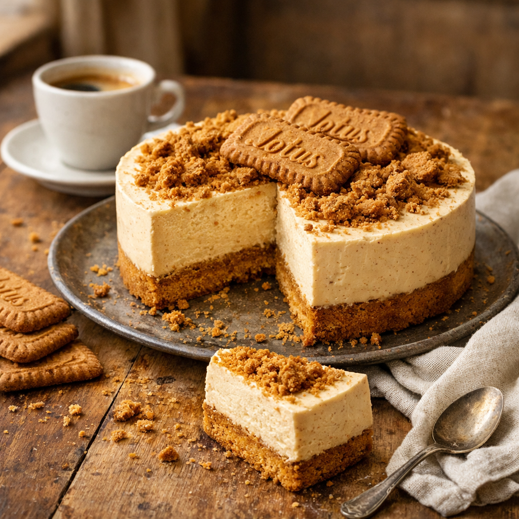 Gâteau mousse speculoos