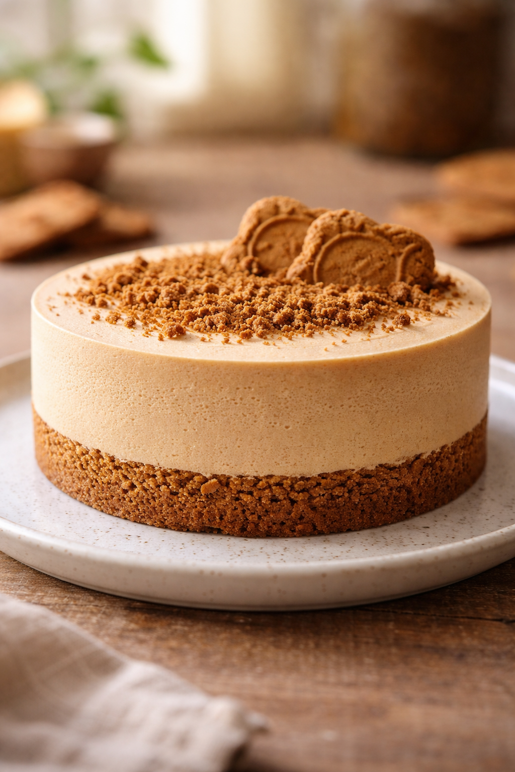 Gâteau mousse speculoos