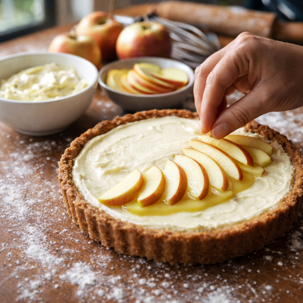 Tarte au Mascarpone et à la Pomme