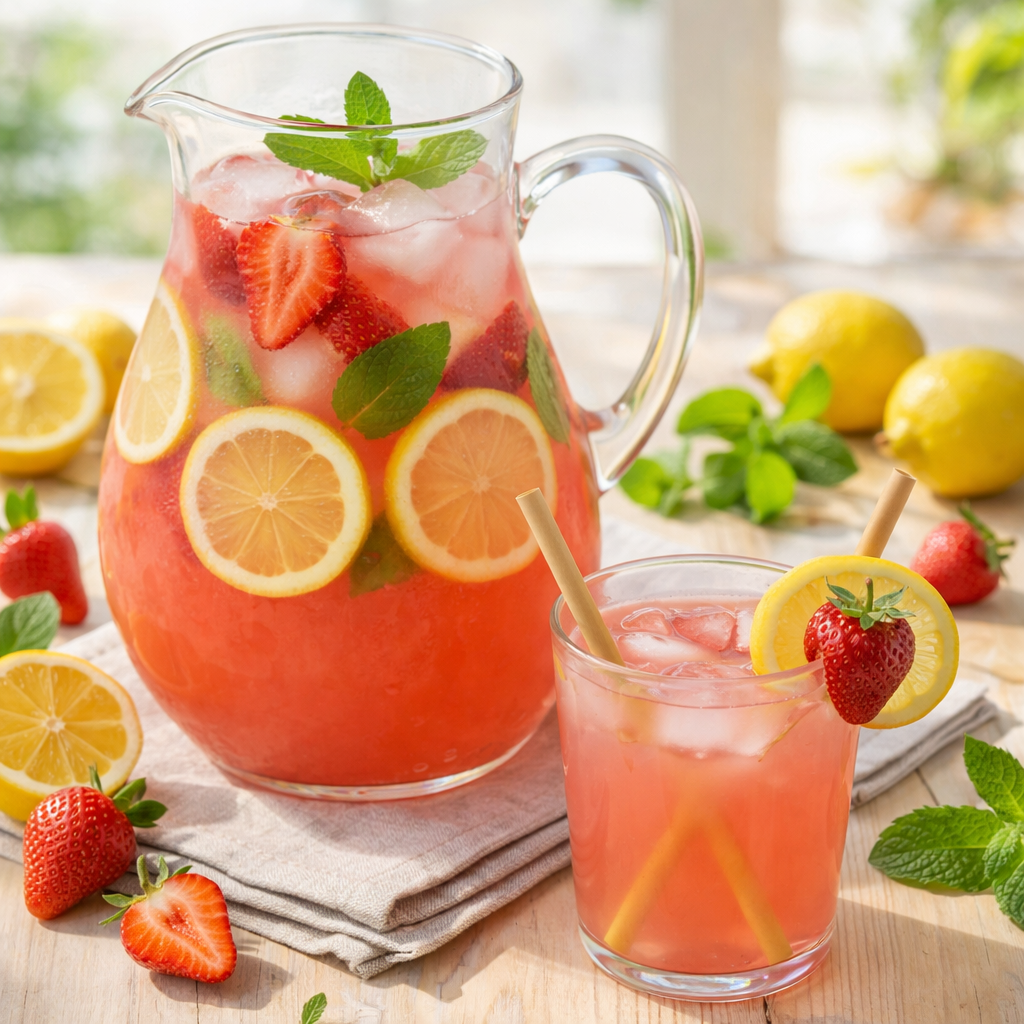 Citronnade fraise