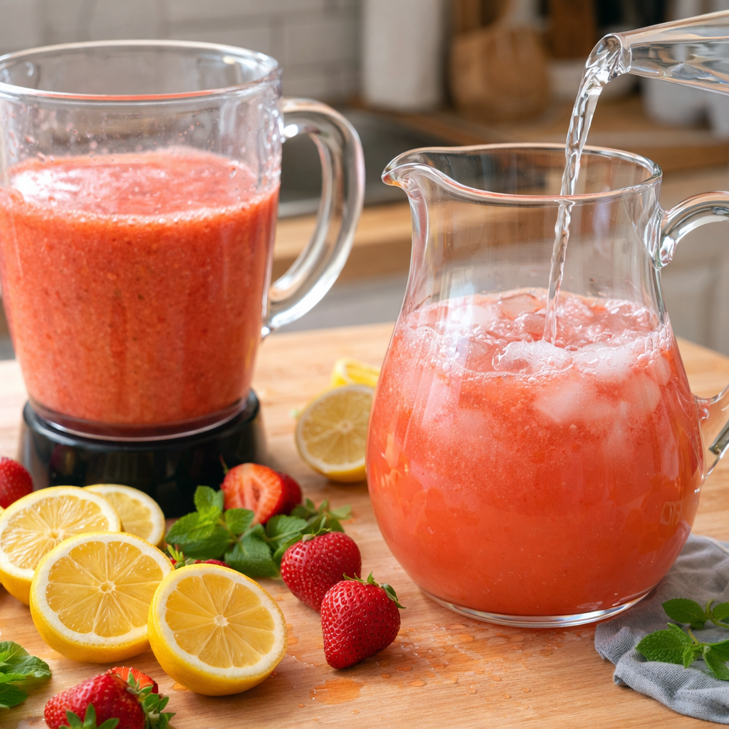 Citronnade fraise