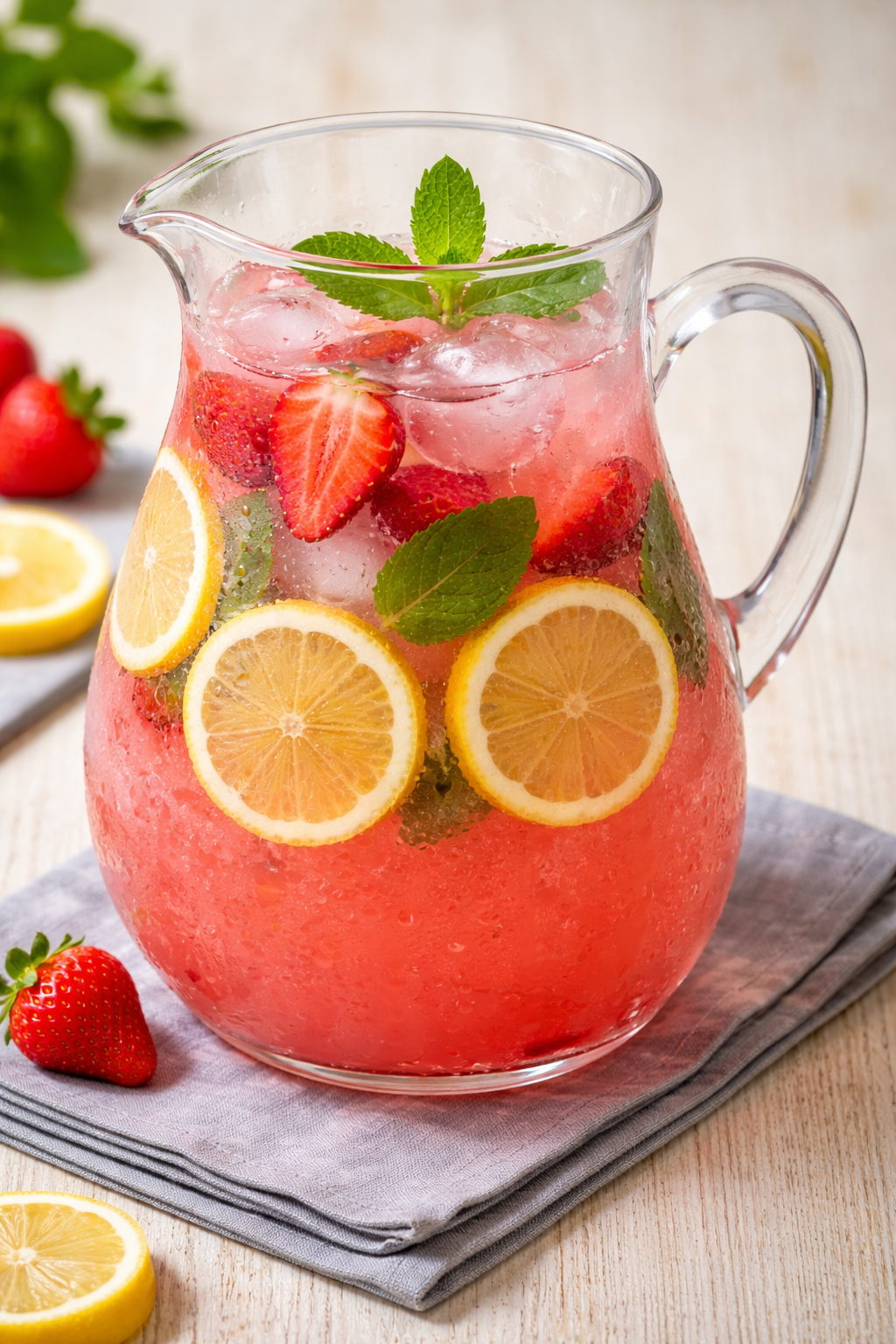 Citronnade fraise