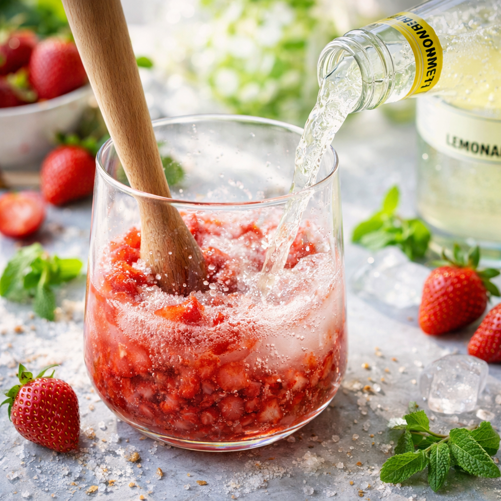cocktail fraise limonade