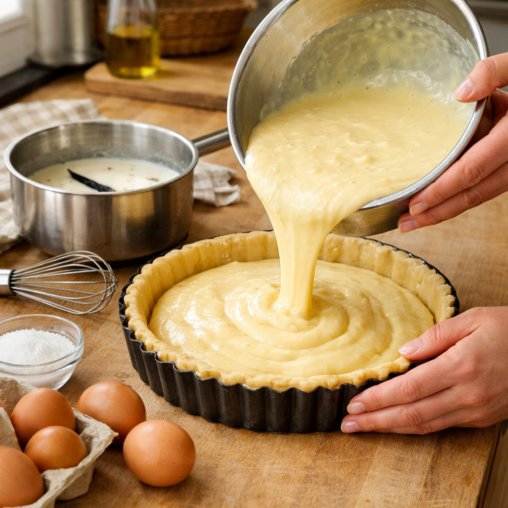 Tarte au flan de ma grand-mère