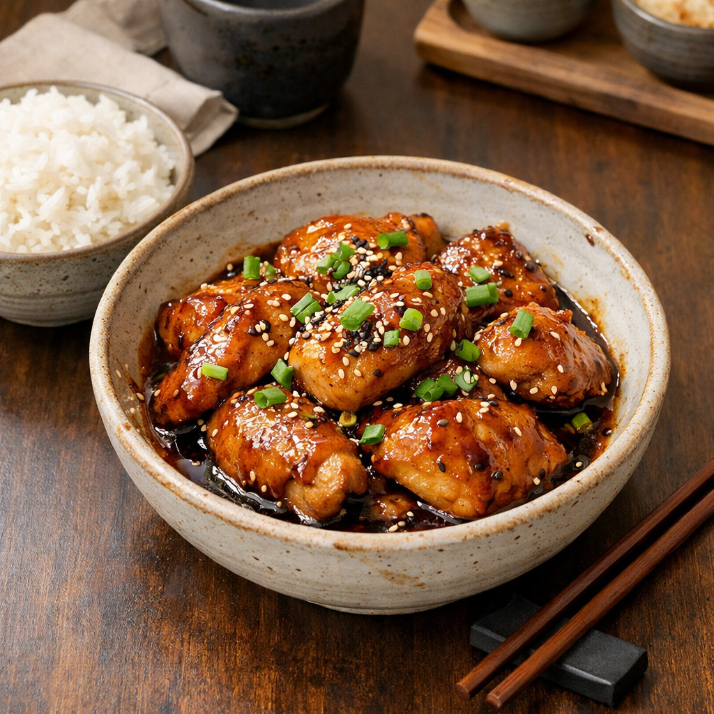 Poulet Miel & Soja