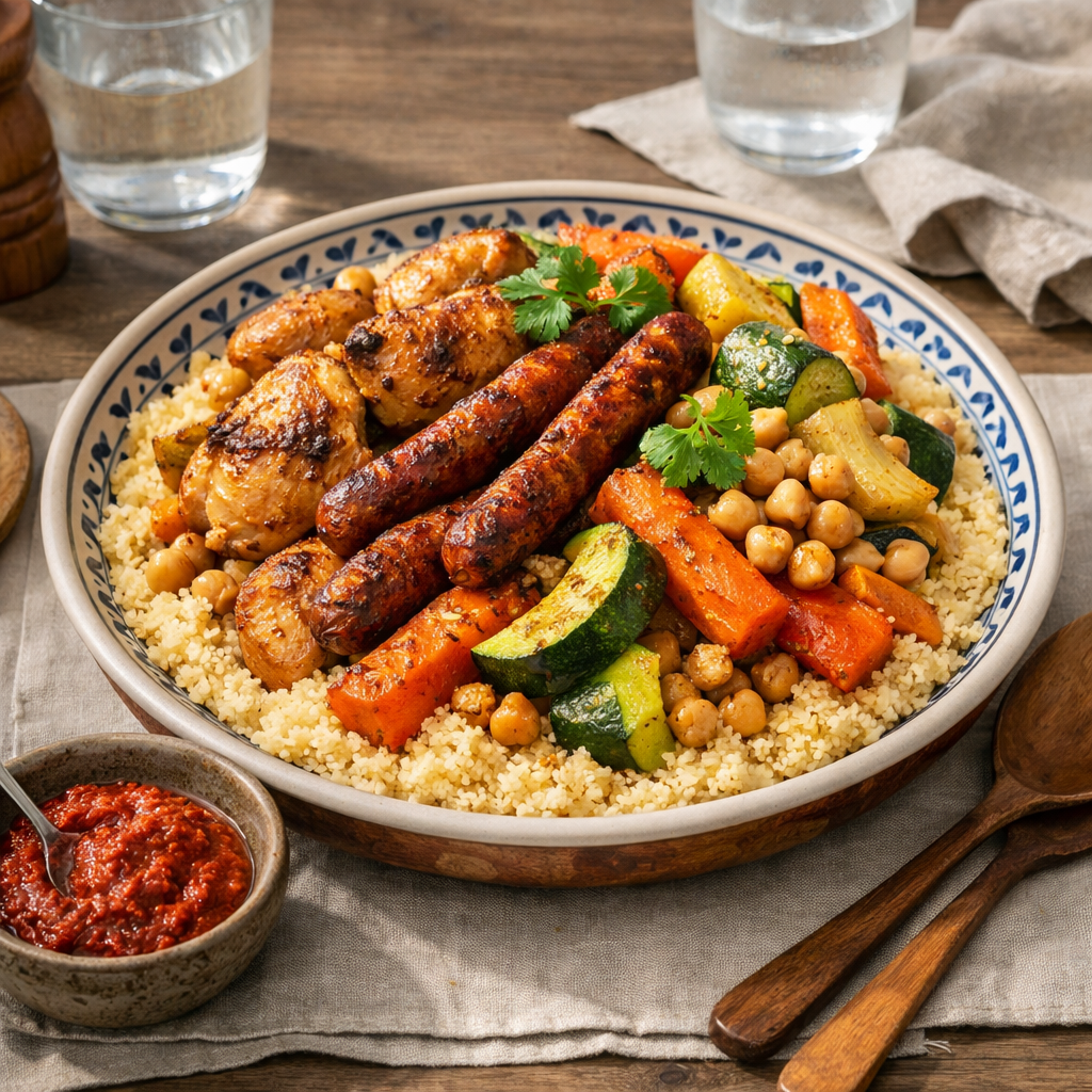 Couscous Poulet et Merguez