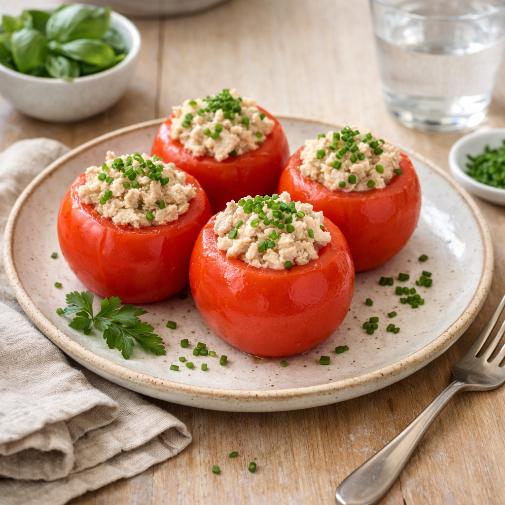 Tomates farcies au thon