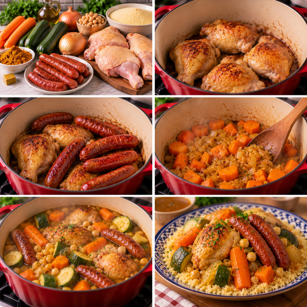 Couscous Poulet et Merguez