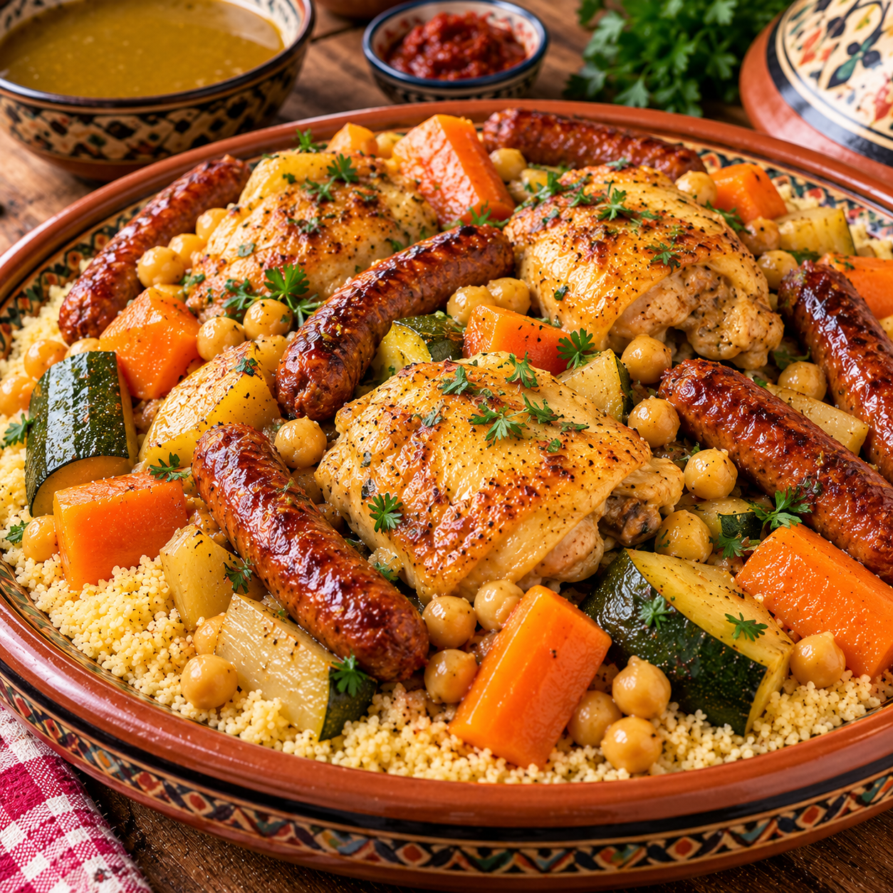 Couscous Poulet et Merguez