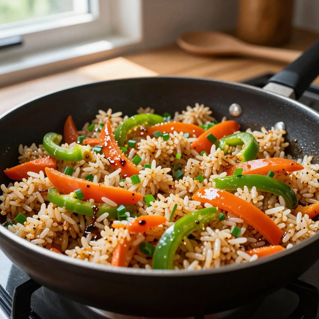 Riz sauté anti-gaspillage