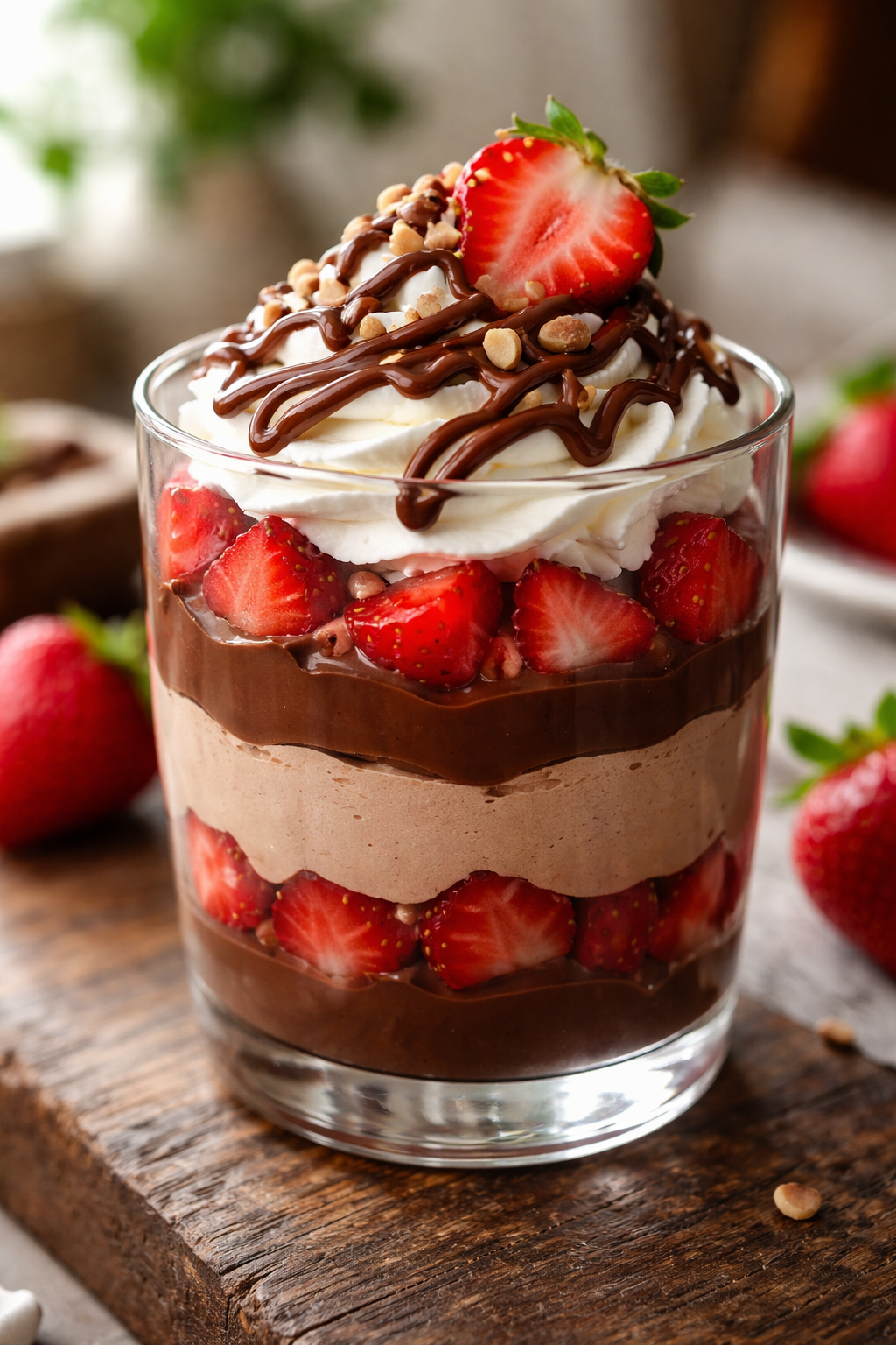 Verrine fraise Nutella