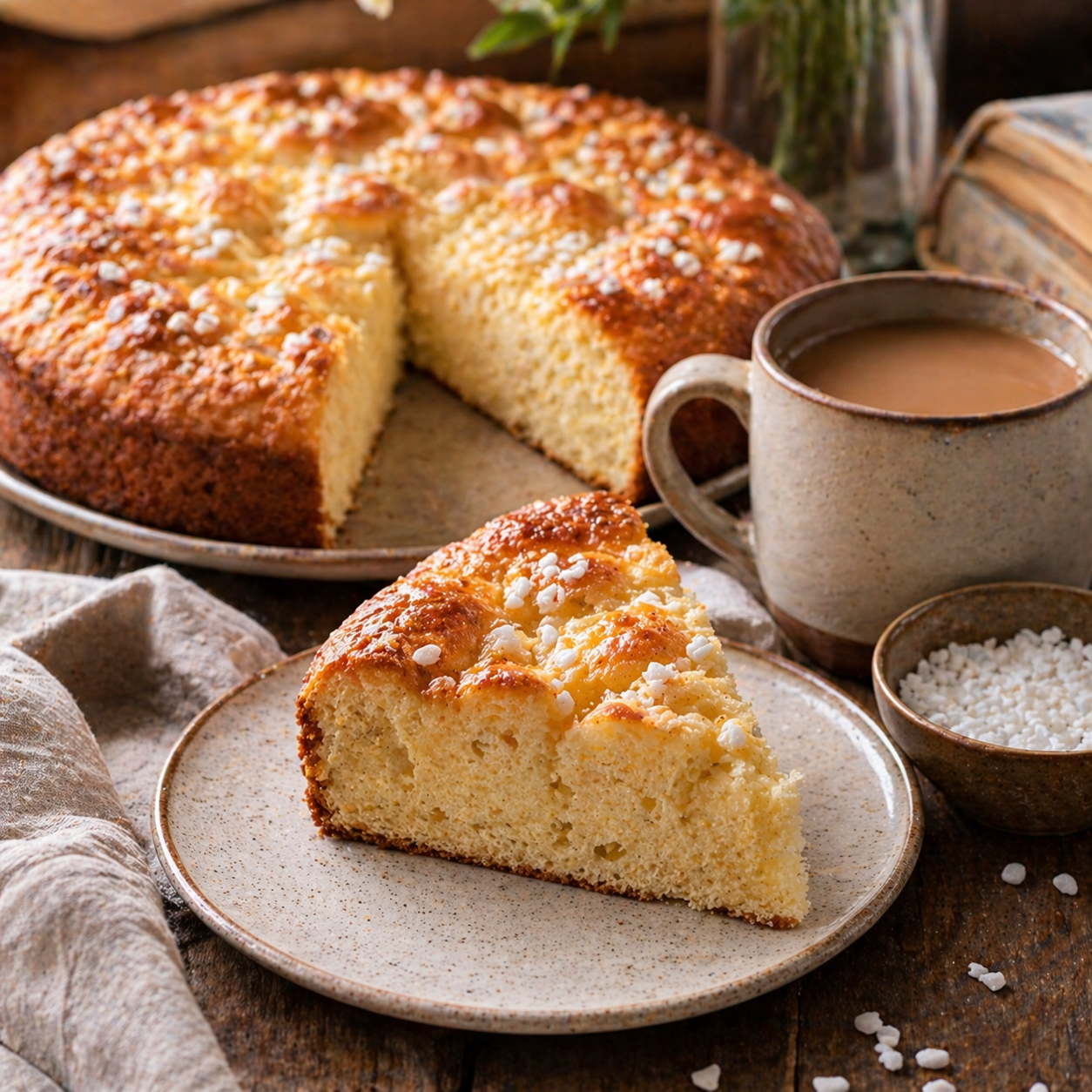 Tarte au sucre moelleuse