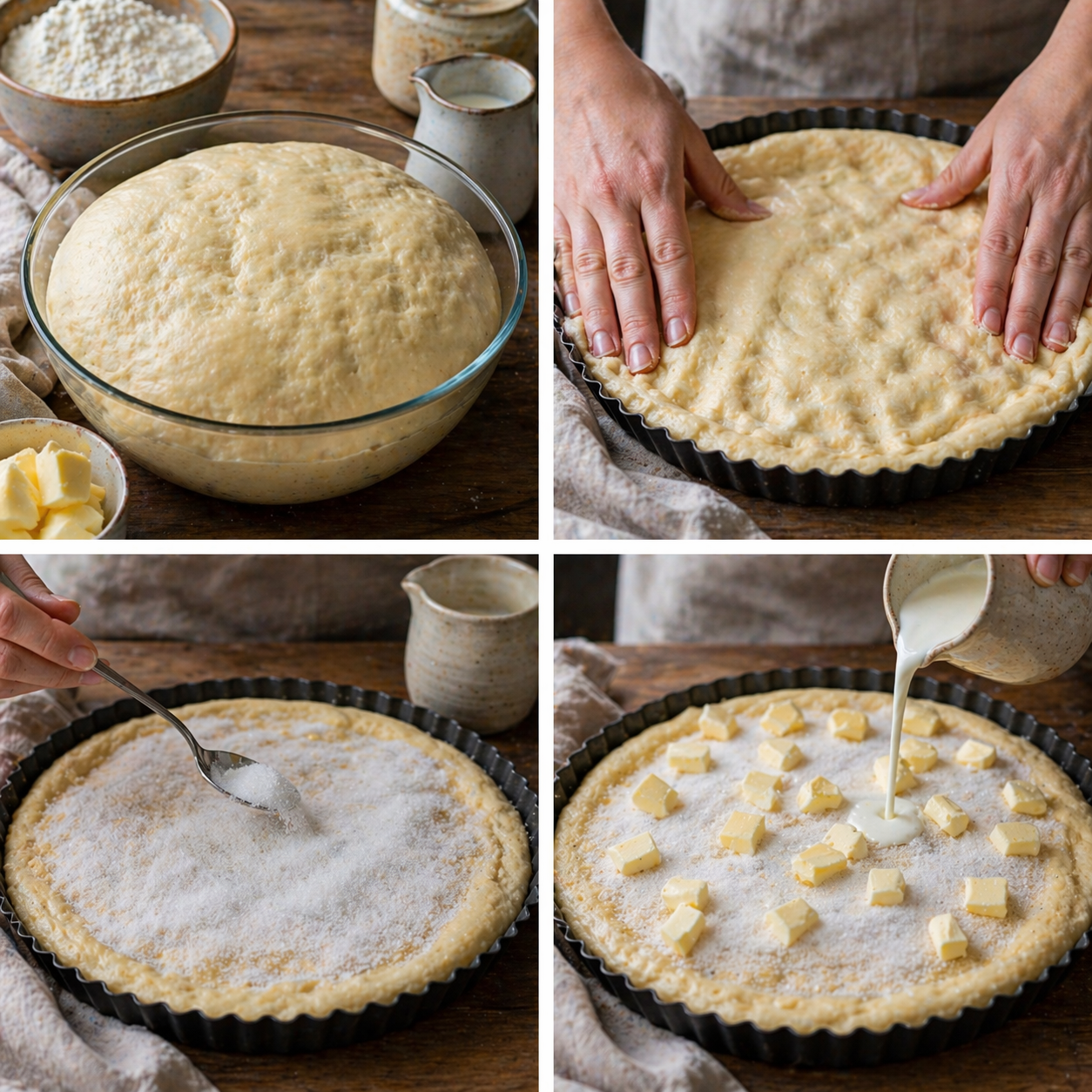 Tarte au sucre moelleuse