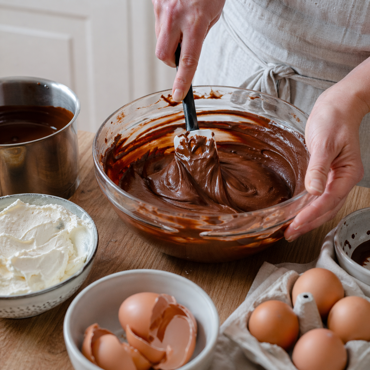 Fondant chocolat mascarpone