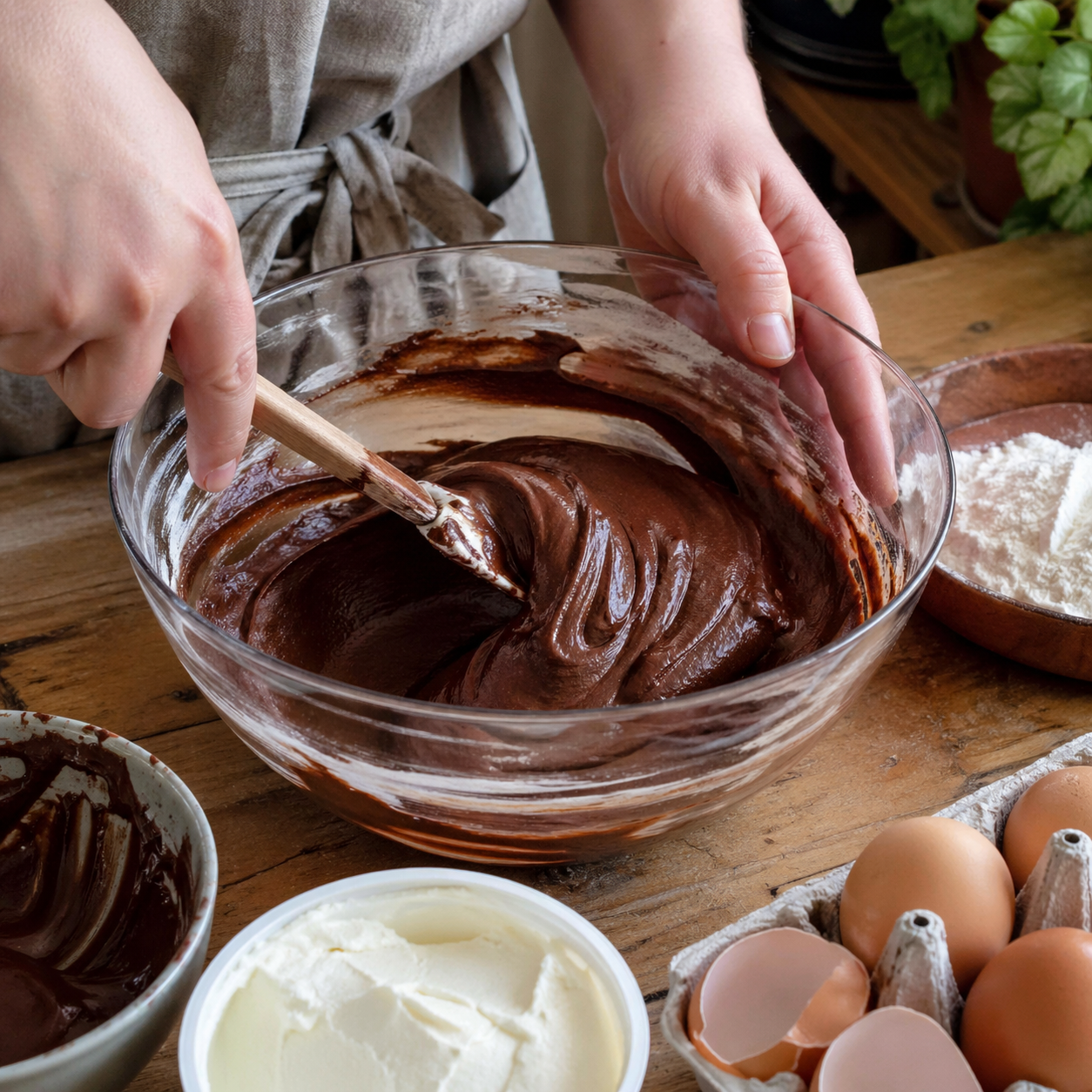 Carré chocolat et mascarpone