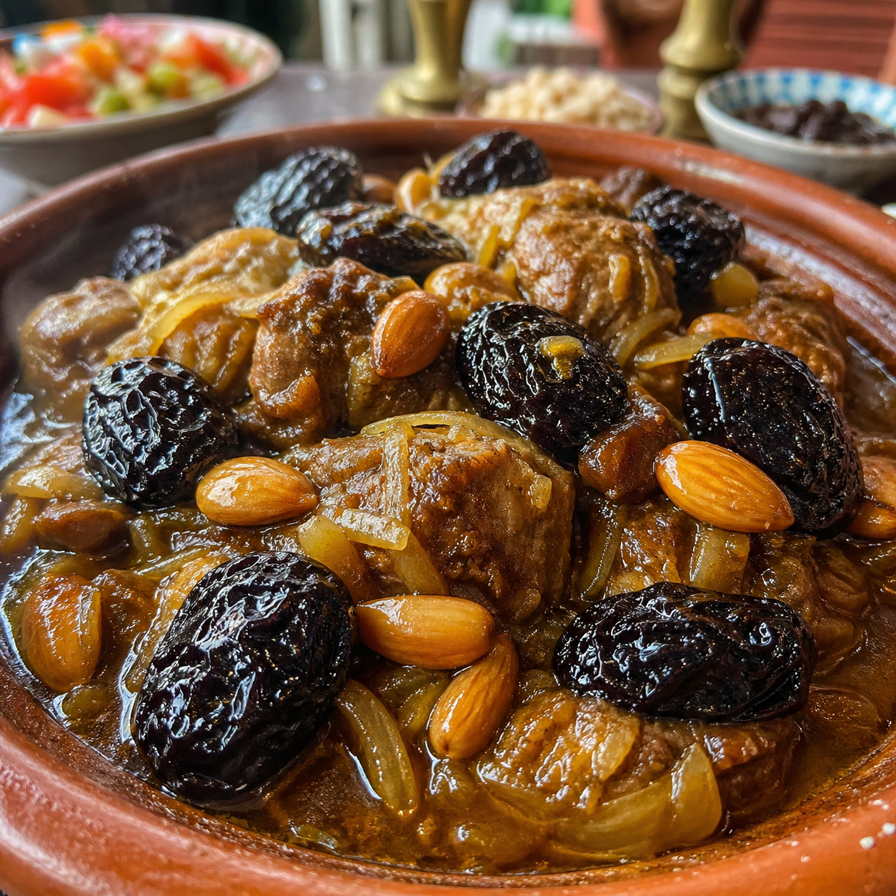 Tajine d’agneau aux pruneaux