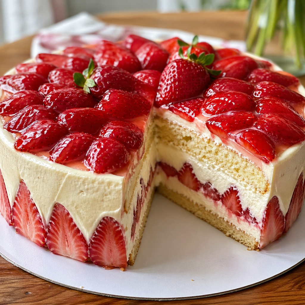 fraisier mascarpone