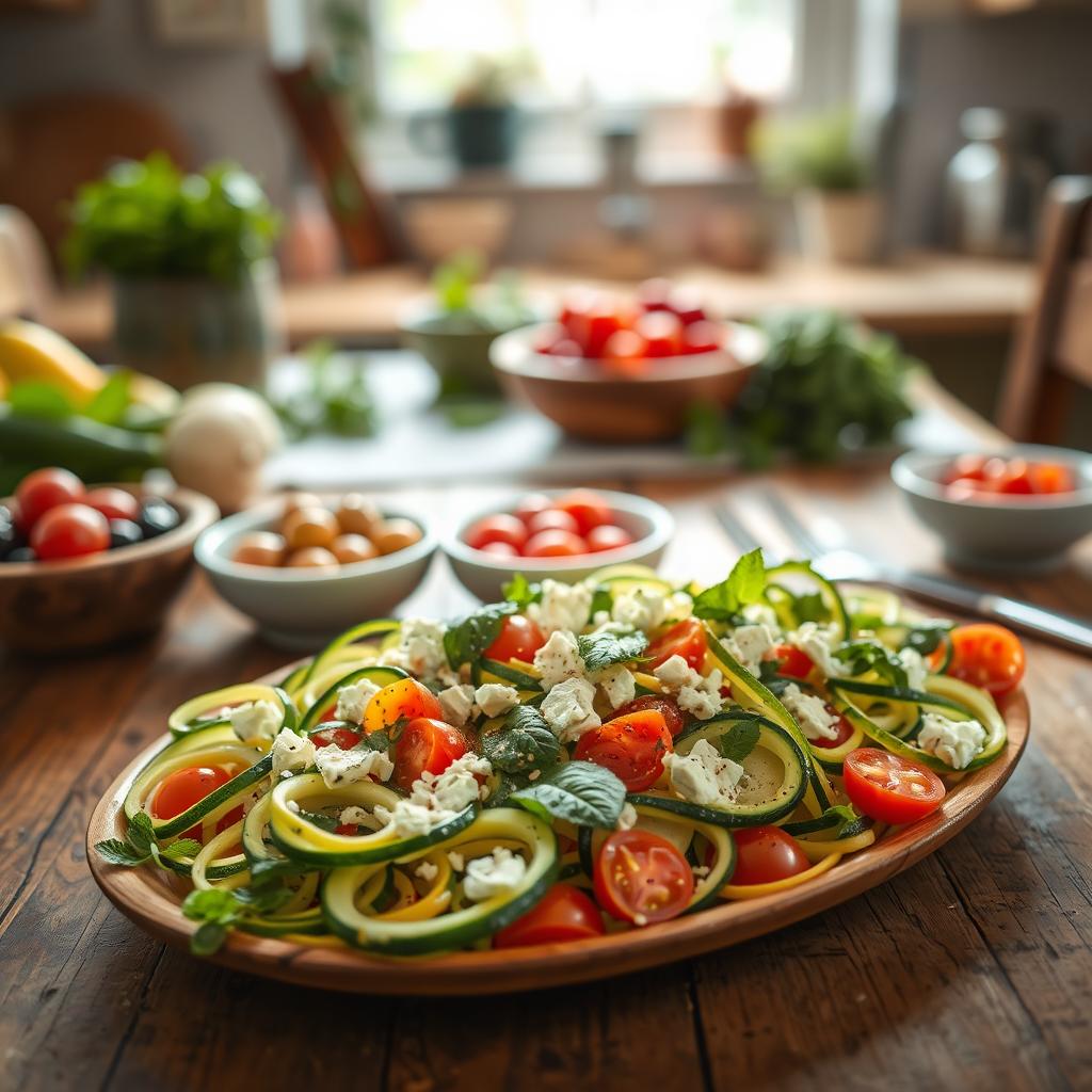 Salade de courgettes à la feta