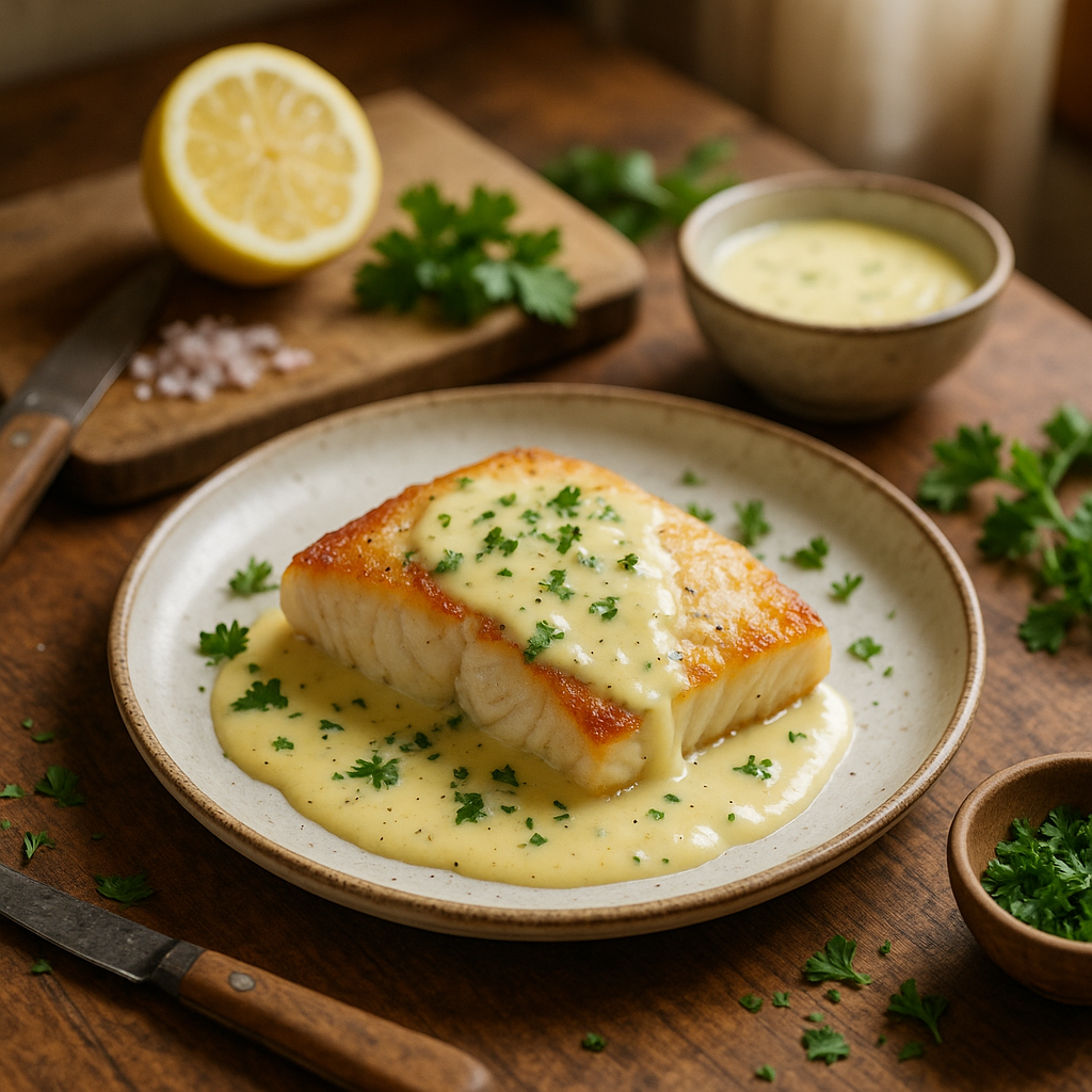 Sauce beurre citron pour poisson