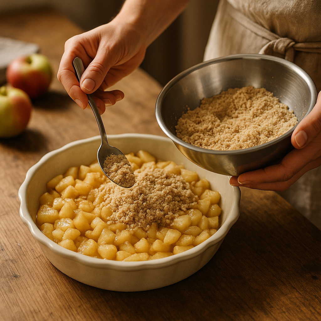 Crumble aux pommes