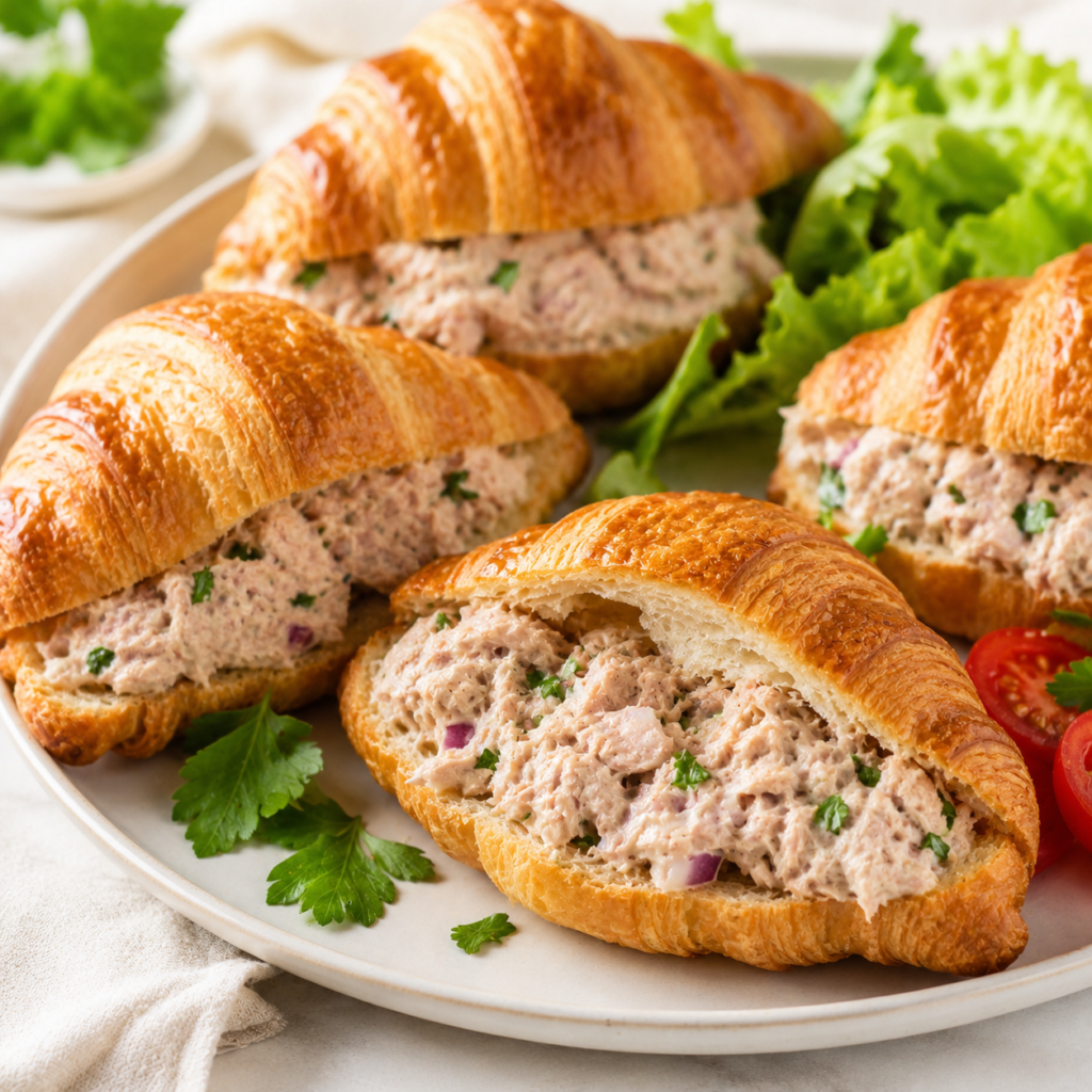 Croissants Garnis au Thon
