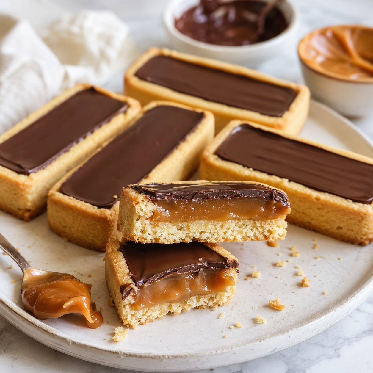 Biscuits façon Twix au Caramel