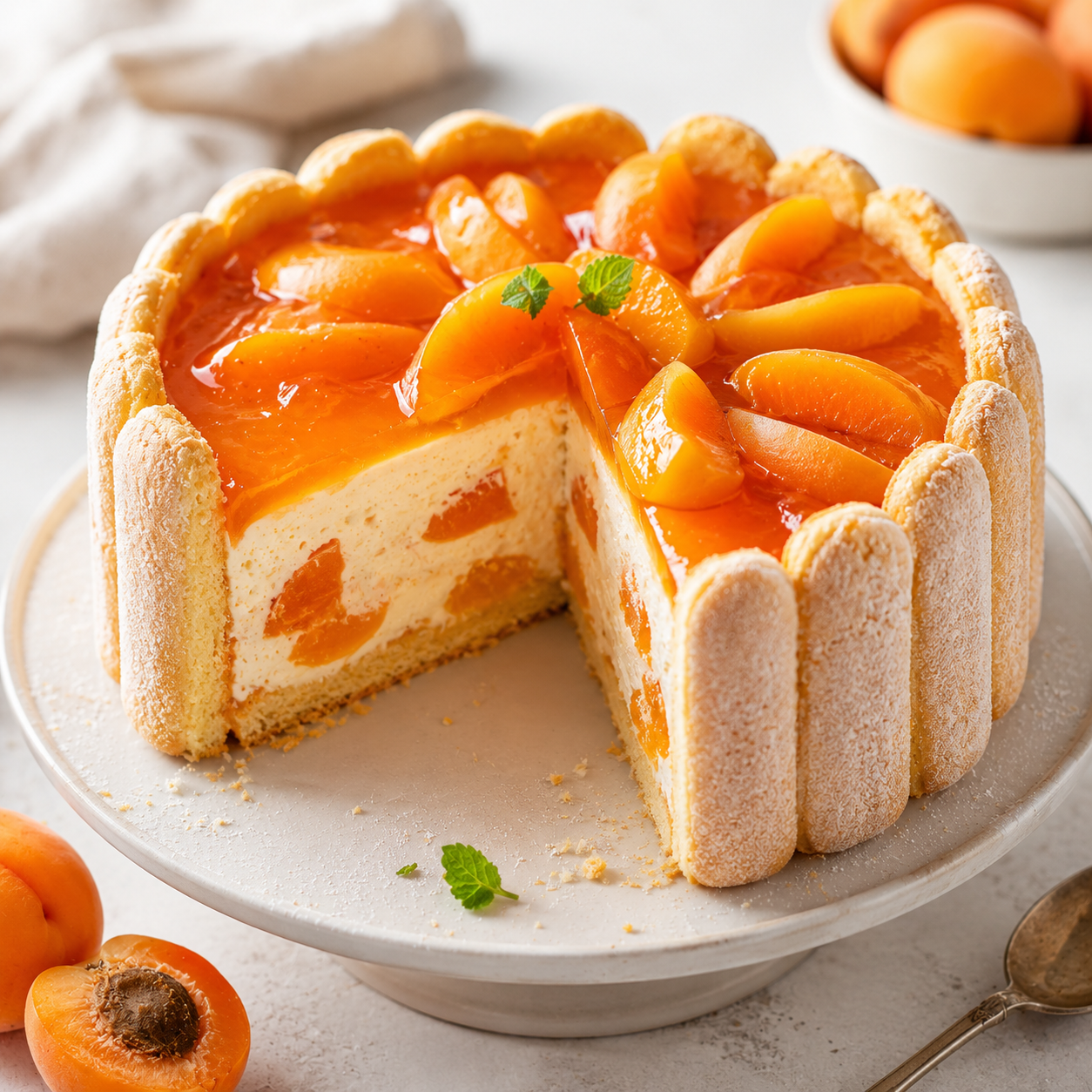 Charlotte aux Abricots