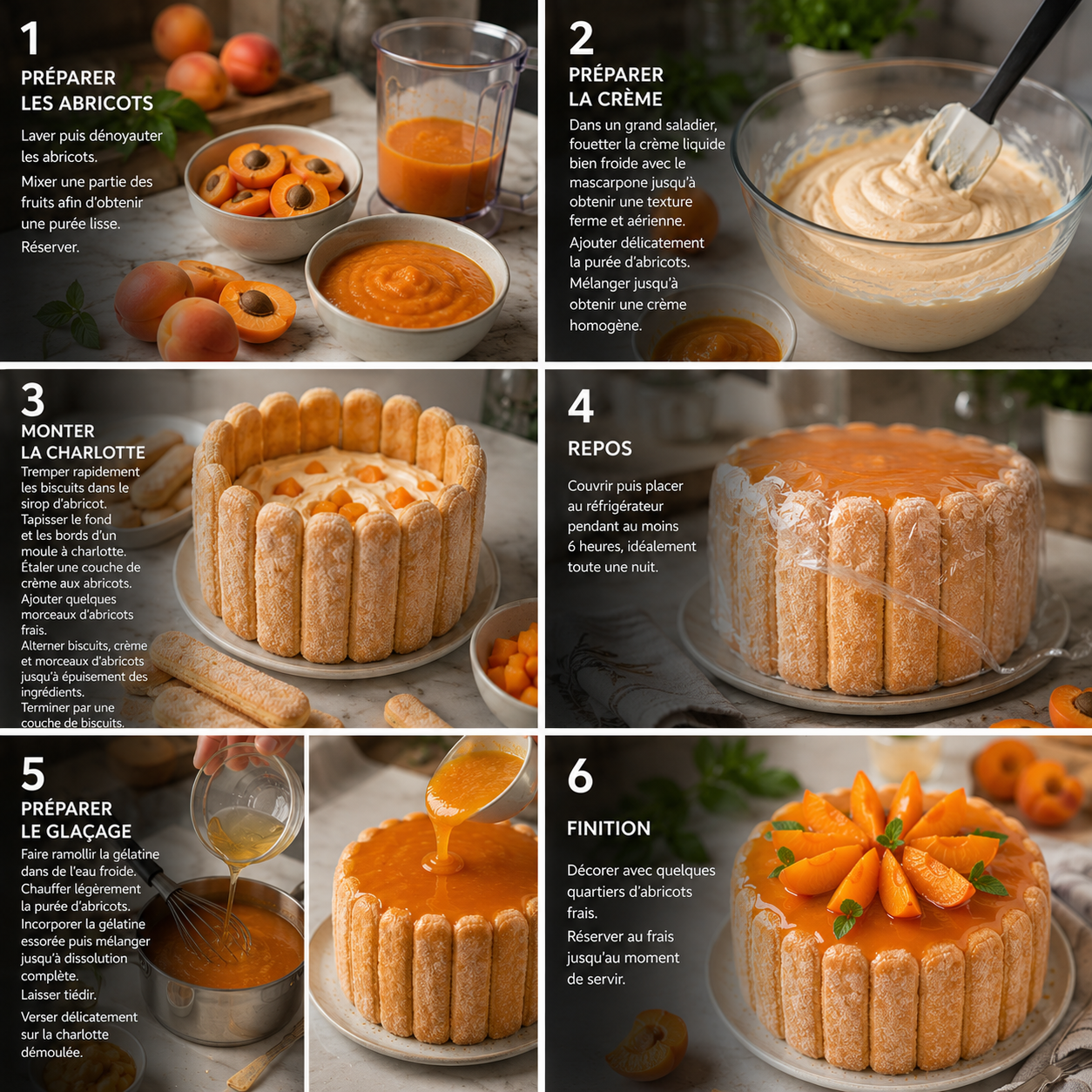 Charlotte aux Abricots
