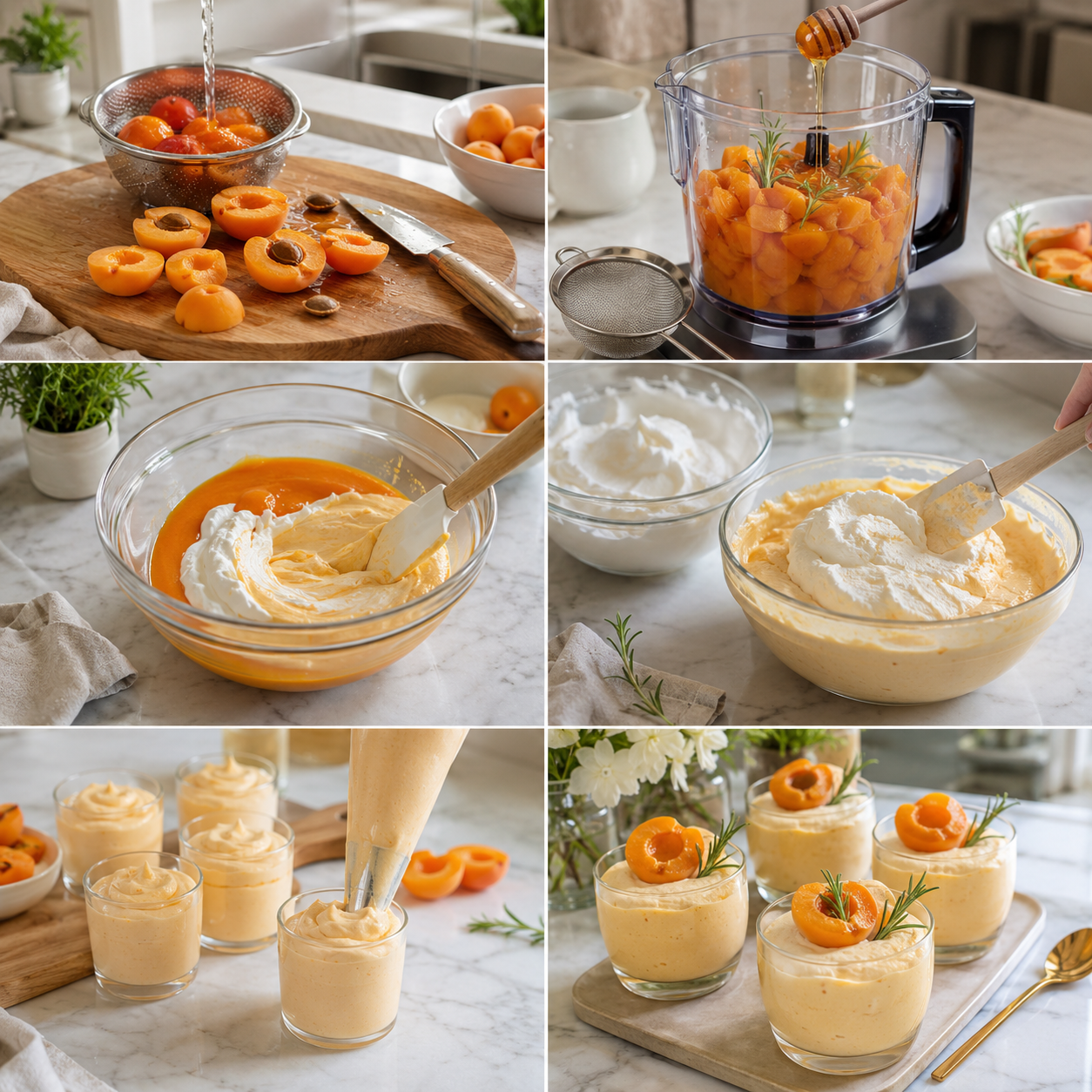 Mousse aux abricots